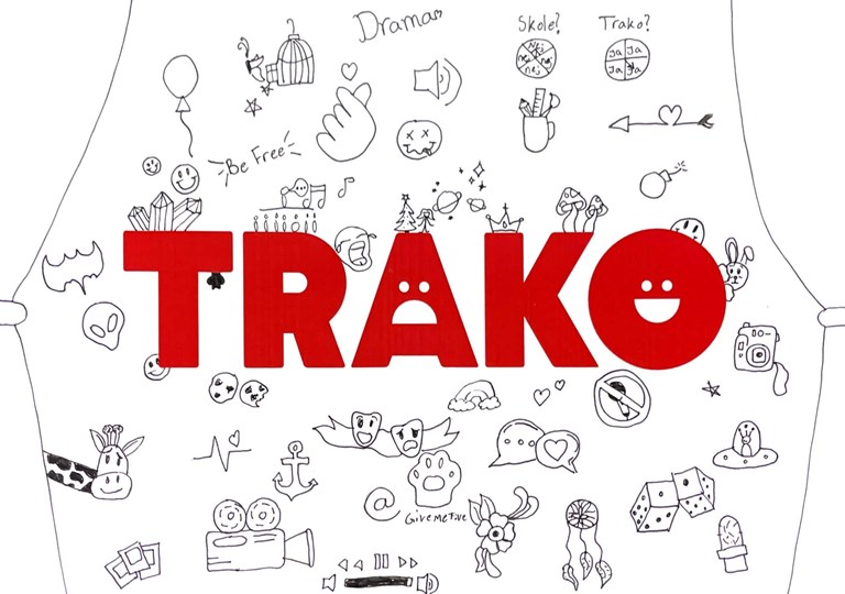 TRAKO - Skives nye teaterskoles logo. Foto: Foreningens Facebook-side