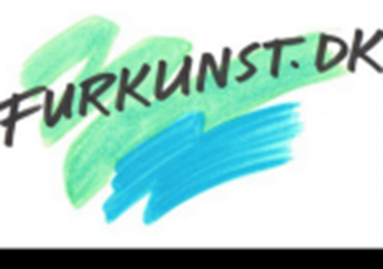 Tekst og farve. Furkunsts logo. Foto: Furkunst.dk